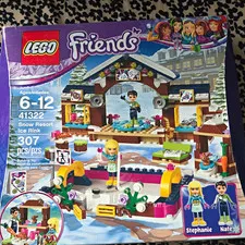 LEGO Friends 41322 Snow Resort Ice Rink JUST THE BOX