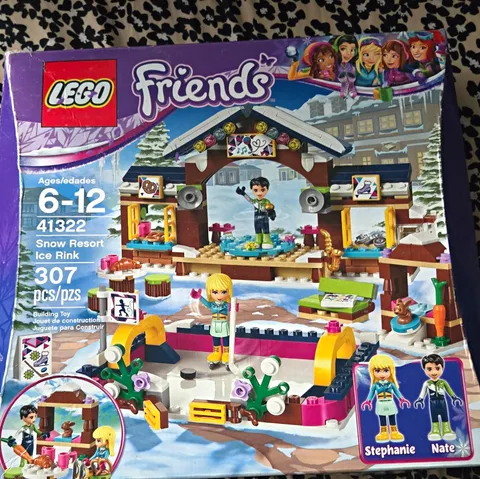 LEGO Friends 41322 Snow Resort Ice Rink JUST THE BOX