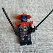 Retired LEGO Ninjago Stone Army Swordsman NJO0077 Minifigure 2013 Dual Katanas