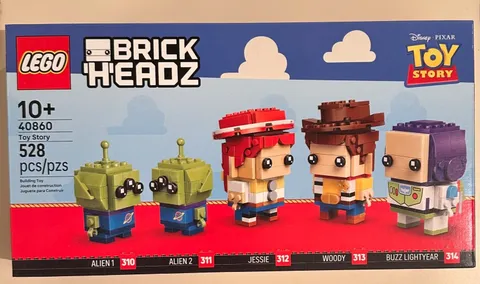 NIB LEGO BrickHeadz 40860 Disney Pixar Toy Story 528 Pieces Toy Set Woody, Buzz