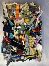 4lb LEGO Bulk Lot Mixed Multicolor Bricks, Plates & Pieces