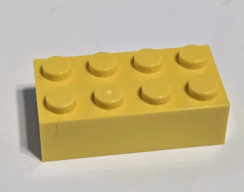 LEGO Part #3001 Yellow 2x4 Brick
