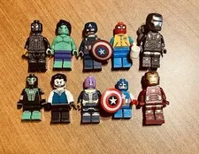 Lego Super Heroes Minifigures Lot of 10