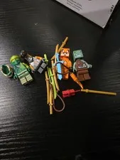 LEGO Bulk Lot Minifigures Minecraft Mixed Bricks Parts Pieces Incomplete Sets