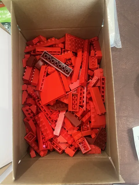 Lego Bulk Red 9x6x4