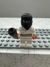 LEGO Indiana Jones Cairo Thug Minifigure iaj005 Set 7195 Genuine Club Weapon