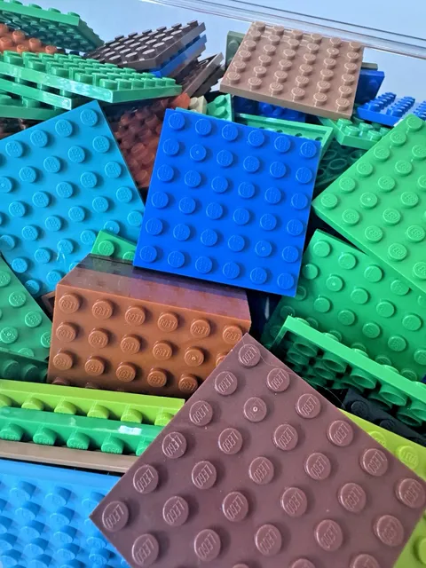 LEGO 6 x 6 Plates Lot of 20 Bulk many colors cleaned and sanitized item 3958