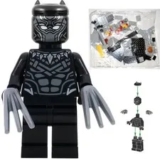 LEGO Black Panther minifigure (NEW, NEVER BUILT) Avengers MCU 76310 76314 76323