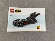 LEGO 76333 Batman & Robin QR Code for Gold Batmobile in Batman Legacy Game