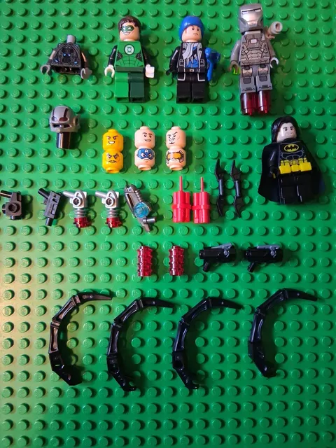 Super Hero Minifigure Lot Marvel DC. War Machine Sh006 Captain Boomerang Sh0281