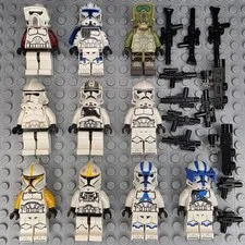 Lego Star Wars Minifigures Lot Clone Troopers