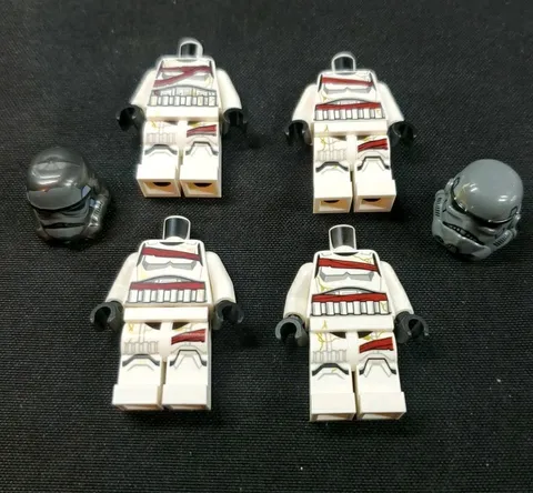 LEGO Star Wars Imperial Night Trooper Minifigure Lot No Heads NM See Pics H
