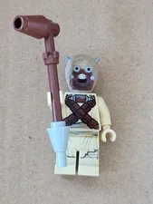 LEGO Star Wars Tusken Raider Minifigure sw0620 Crossed Belts Sand Person Used