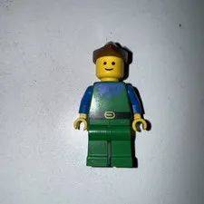 LEGO Forestman Yellow Plume Blue Torso minifigure Castle 6077 mini figure