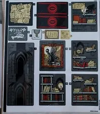 LEGO LOTR Barad-Dur Sticker Sheet Brand New Stickers Only 