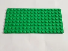 LEGO Baseplate 8x16 thin 8 x 16 base plate Bright Green