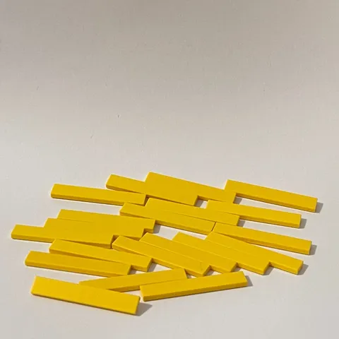 Lego 6636 Yellow 1 7/8" Replacement Add-on Pieces Parts Lot of 20