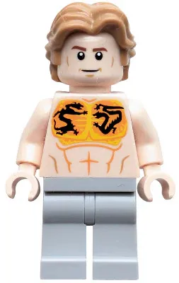 LEGO® Minifigure Super Heroes sh1041 (Aldrich Killian - Bare Chest with Dragon T