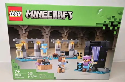 LEGO Minecraft: The Armory Building Set (21252) In Box Sealed 203 Pieces 2024