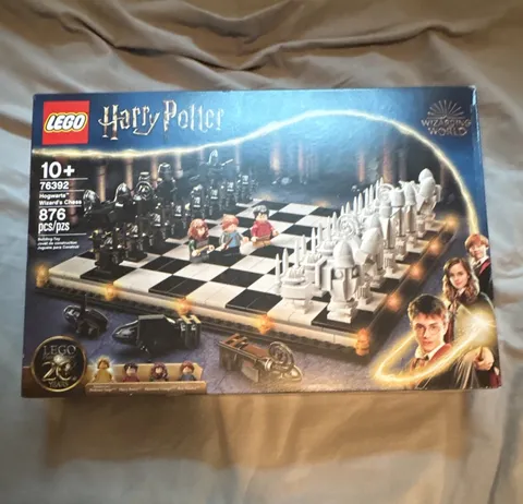 LEGO Harry Potter 76392 Hogwarts Wizard's Chess 876pc 20th Anniv Age 10+