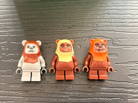 LEGO Star Wars Ewok Minifigures SW0236, SW0238, and SW0237 all great condition