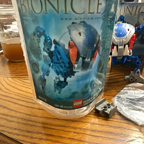LEGO BIONICLE Bohrok Gahlok-Kal 8578 Canister 40pc Complete Set w/ CD