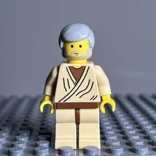 LEGO Obi Wan Kenobi Old Yellow Head SW0023A Star Wars 4501 CMF Retired 3D