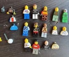 LEGO Minifigures Mixed Lot Bundle Assorted Characters Plastic 4+ Parts Lot