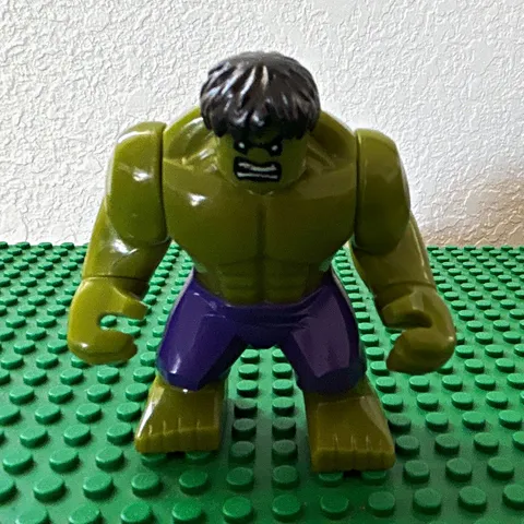 LEGO Hulk Bigfig Custom Minifigure w/ Purple Shorts READ DISCRIPTION