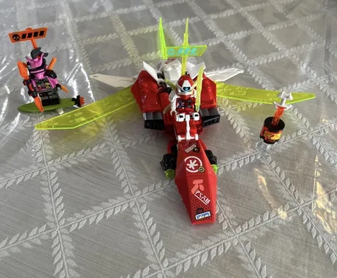 LEGO 71707 Kai's Mech Jet w/ Digi Kai + Richie - Prime Empire Complete