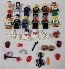 Lot Of Lego Figures And A Couple Accessories