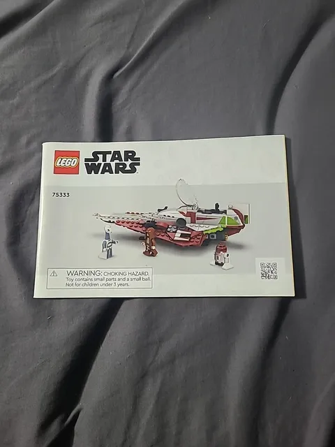 LEGO Star Wars 75333 Obi Wan Kenobi’s Jedi Starfighter - INSTRUCTION MANUAL ONLY
