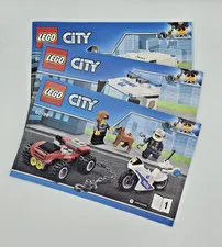 Lego City Mobile Command Center 60139 Manual Book Instructions Only Retired