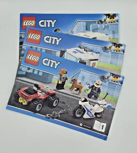 Lego City Mobile Command Center 60139 Manual Book Instructions Only Retired