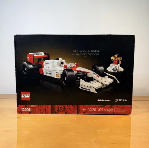 LEGO Icons McLaren MP4/4 & Ayrton Senna 10330 693pcs 18+ Display Plate