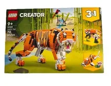 LEGO Creator  Majestic Tiger 3129  3 in 1 Animal Set NEW Sealed