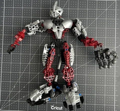 LEGO BIONICLE: Axonn  Figure (8733) Incomplete As Is