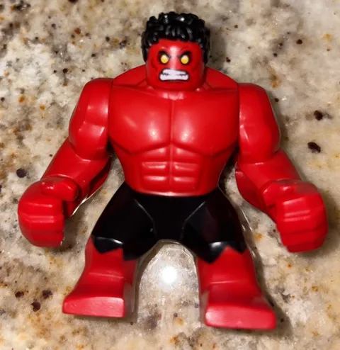 LEGO Marvel Super Heroes Red Hulk Big Figure Minifigure General Ross 76292 Red