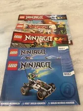 Lot Of Lego Ninjago Instruction Manuals