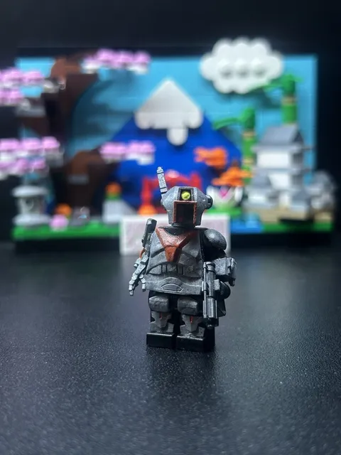 Lego Star Wars Bounty Hunter Commando Cyborg Droid 1/1 Minifigure