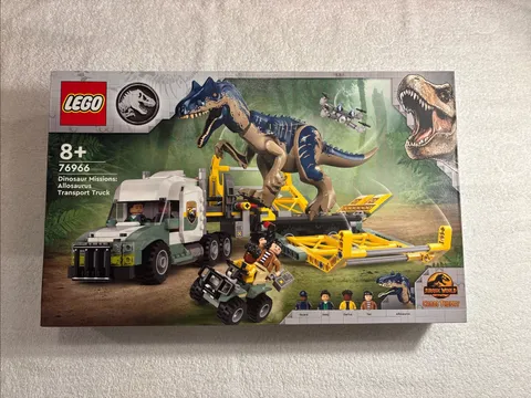 Lego Jurassic World Chaos Theory 76966 Allosaurus Transport Truck New