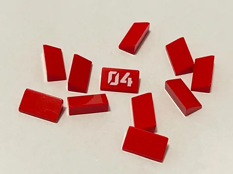 Lego 85984 Red Replacement Add-on Pieces Parts Lot of 11