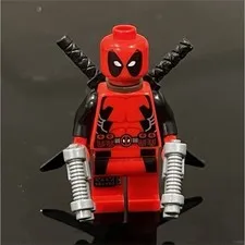 LEGO Deadpool Minifigure From Set 6866 Wolverine’s Chopper Showdown
