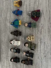 LEGO Minifigure Lot 10pc Chewbacca SpongeBob Captain America Harry Potter