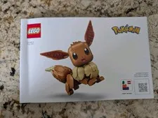 Lego Pokémon Eevee 72151 Manual Only