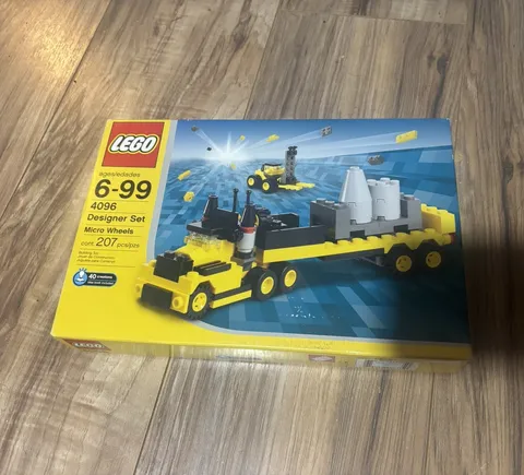 LEGO Micro Wheels Set 4096 Instruction Manual Booklet, Age 6-99