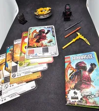 LEGO Ninjago NRG Cole 9572 Spinner Set - Ninjago Rise of the Snakes RARE!