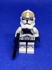 LEGO Clone Trooper Gunner Minifigure sw0837 75182 Star Wars Retired With Gun