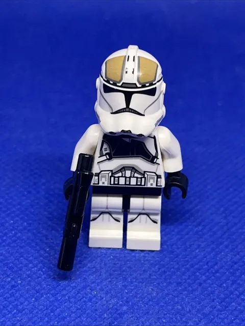 LEGO Clone Trooper Gunner Minifigure sw0837 75182 Star Wars Retired With Gun