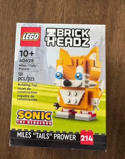 LEGO 40628 Brick Headz The Hedgehog Miles "Tails" Power Sonic Best Friend